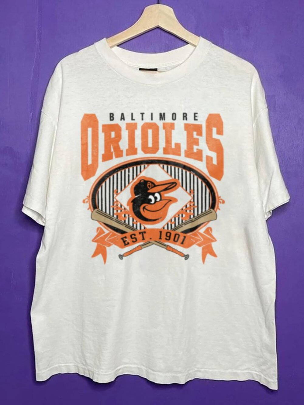 Vintage Baltimore Orioles 1901 Shirt, Retro Baltimore Baseball MLB Shirt Tee